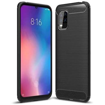 Carbon Case Flexible silikonový kryt na Xiaomi Mi 10 Lite, černý (HUR02596)