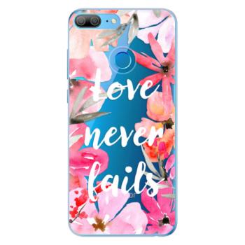 Odolné silikonové pouzdro iSaprio - Love Never Fails - Huawei Honor 9 Lite