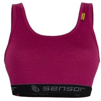 Sensor MERINO WOOL ACTIVE Dámská podprsenka, vínová, velikost