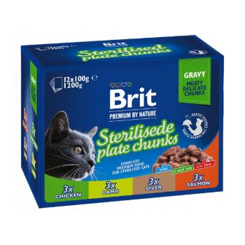 Kapsička Brit Premium Sterilized mix Multipack 12x100g