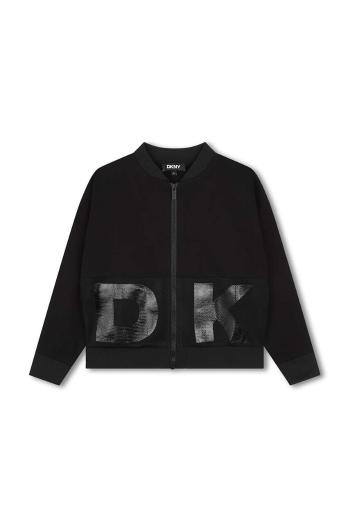 Dětská bunda Dkny černá barva, D60243