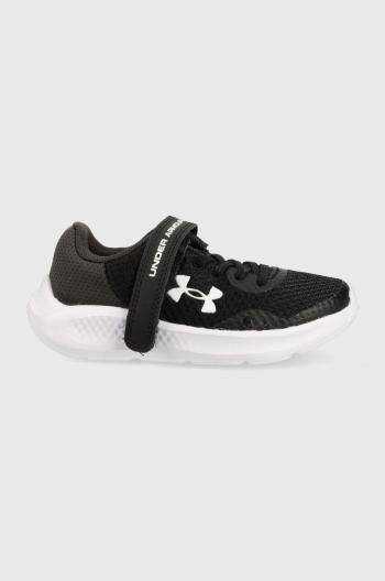 dětské sneakers boty Under Armour ua gps pursuit 3 ac černá barva