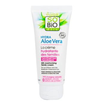 SO’BiO étic Krém hydratační hypoalergenní aloe vera pro celou rodinu 100 ml BIO