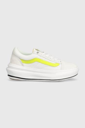 Sneakers boty Vans Old Skool Overt CC bílá barva, VN0A7Q5EZUD1