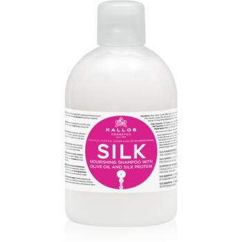 Kallos KJMN Professional Silk hedvábně jemný šampon pro suché a zcitlivělé vlasy 1000 ml