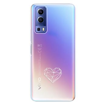 Odolné silikonové pouzdro iSaprio - čiré - Digital Love - Vivo Y72 5G