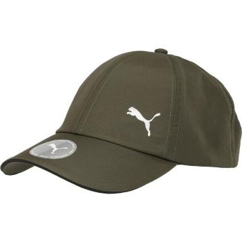 Puma ESSENTIALS RUNNING CAP Sportovní kšiltovka, khaki, velikost