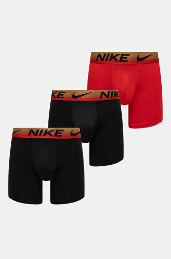 Boxerky Nike 3-pack pánské, zelená barva, 0000KE1157