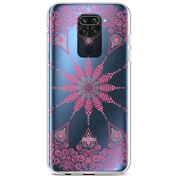 TopQ Xiaomi Redmi Note 9 silikon Pink Mandala 50029 (Sun-50029)