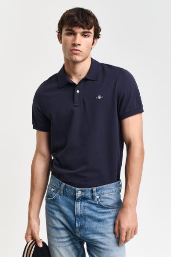 POLOKOŠILE GANT REG SHIELD SS PIQUE POLO EVENING BLUE