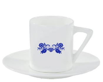 Espresso hrnek s podšálkem 100ml Cibulák ornament