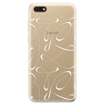 Odolné silikonové pouzdro iSaprio - Fancy - white - Huawei Honor 7S