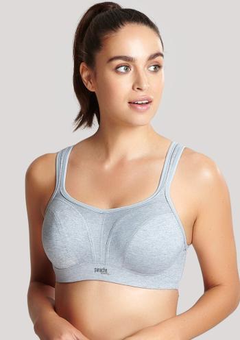 Sportovní podprsenka Panache 5021 grey/marl 34 D Sv. šedá