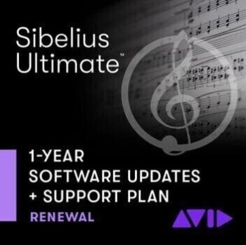 AVID Sibelius Ultimate Perpetual License Updates + Support Plan Renewal (Digitální produkt)