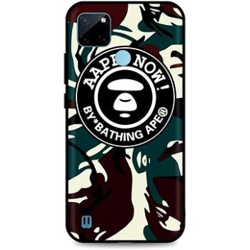 TopQ Kryt Realme C21Y 3D silikon Army 68942 (Sun-68942)