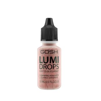 GOSH COPENHAGEN Lumi Drops tekuté multifunkční kapky - 012 Rose Gold 15ml