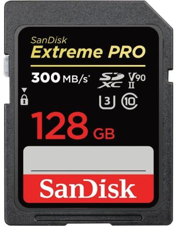 Memóriakártya SanDisk SDXC 128 GB Extreme PRO UHS-II