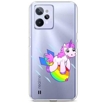 TopQ Kryt Realme C31 silikon Flying Unicorn 74361 (Sun-74361)