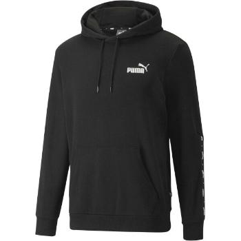 Puma ESSENTIALS + TAPE HOODIE TR Pánská mikina, černá, velikost