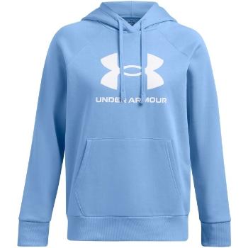 Under Armour RIVAL FLEECE BIG LOGO Dámská mikina, modrá, velikost