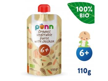 Salvest Ponn BIO Kuřátko se zeleninovým pyré 110 g