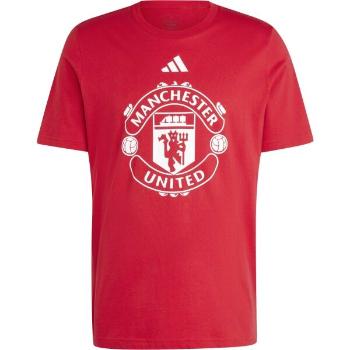 adidas MANCHESTER UNITED FC DNA TEE Pánské triko, červená, velikost