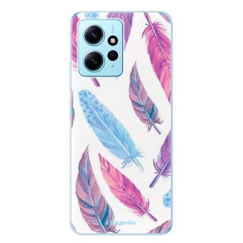 Odolné silikonové pouzdro iSaprio - Feather Pattern 10 - Xiaomi Redmi Note 12 5G