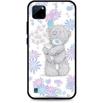 TopQ Kryt Realme C21Y silikon Floral Teddy 69699 (Sun-69699)