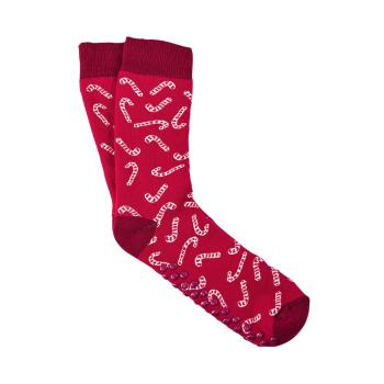 COZY SOCKS Ponožky cukrová tyčinka 39-42 - červená