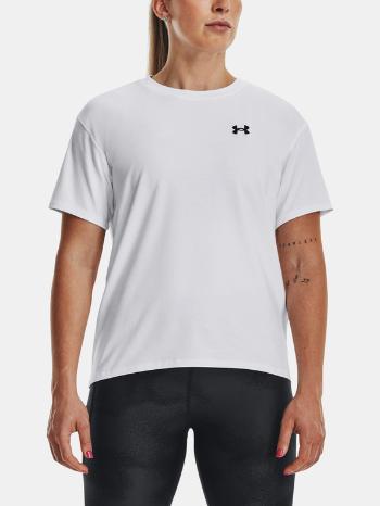 Under Armour UA Esential Cttn Stretch Triko Bílá