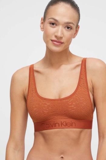 Podprsenka Calvin Klein Underwear oranžová barva, 000QF7340E