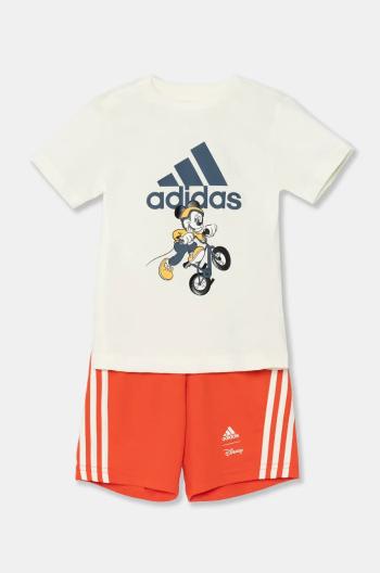 Kojenecká sada adidas I DY MM T SET červená barva, JG1255