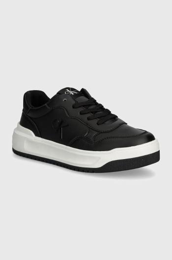 Dětské sneakers boty Calvin Klein Jeans černá barva, V3A9-80980