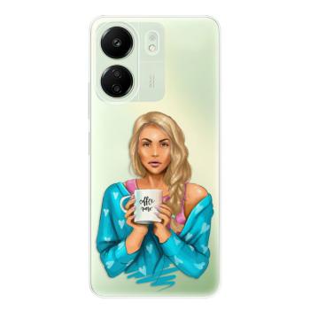 Odolné silikonové pouzdro iSaprio - Coffe Now - Blond - Xiaomi Redmi 13C