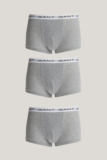 SPODNÍ PRÁDLO GANT TRUNK 3-PACK GREY MELANGE