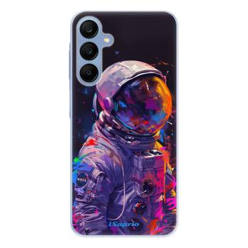 Odolné silikonové pouzdro iSaprio - Neon Astronaut - Samsung Galaxy A25 5G