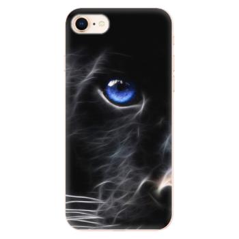 Odolné silikonové pouzdro iSaprio - Black Puma - iPhone 8