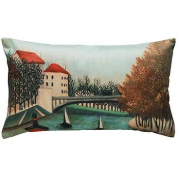 Scanquilt dekorační povlak na polštář Art Velvet rousseau-most (34903)