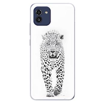 Odolné silikonové pouzdro iSaprio - White Jaguar - Samsung Galaxy A03