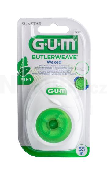 GUM Weave zubní nit voskovaná s mentolem 55 m