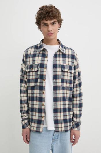 Bavlněná košile Billabong Offshore Flannel tmavomodrá barva, regular, s klasickým límcem, ABYWT00281