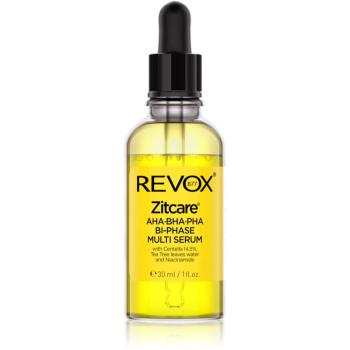 Revox B77 Zitcare AHA BHA PHA Bi-Phase Multi Serum dvoufázové sérum pro vyhlazení a zmatnění pleti 30 ml