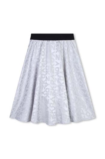 Dětská sukně Dkny šedá barva, mini, áčková, D60217