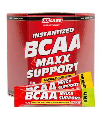 Xxlabs BCAA Maxx Support příchuť pomeranč-limetka 620 g/60 sáčků