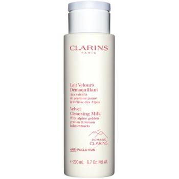 Clarins Cleansing Velvet Cleansing Milk könnyű állagú tisztítótej 200 ml