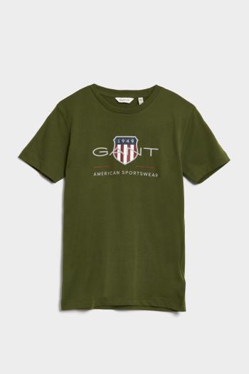 TRIČKO GANT ARCHIVE SHIELD SS T-SHIRT KALE GREEN