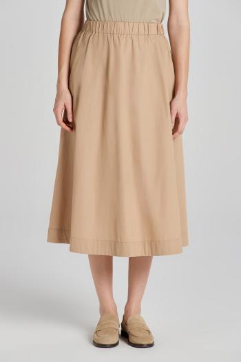 SUKNĚ GANT LIGHTWEIGHT CHINO SKIRT DARK KHAKI