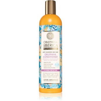 Natura Siberica Oblepikha (Sea-Buckthorn) hloubkově čisticí kondicionér pro normální až mastné vlasy 400 ml