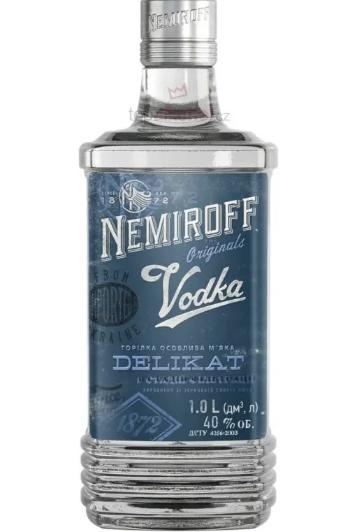 Nemiroff Delikat premium extra smooth Ukraine vodka 40% 1l