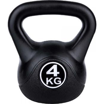 Fitforce FKBP 4 KG Kettlebell, černá, velikost